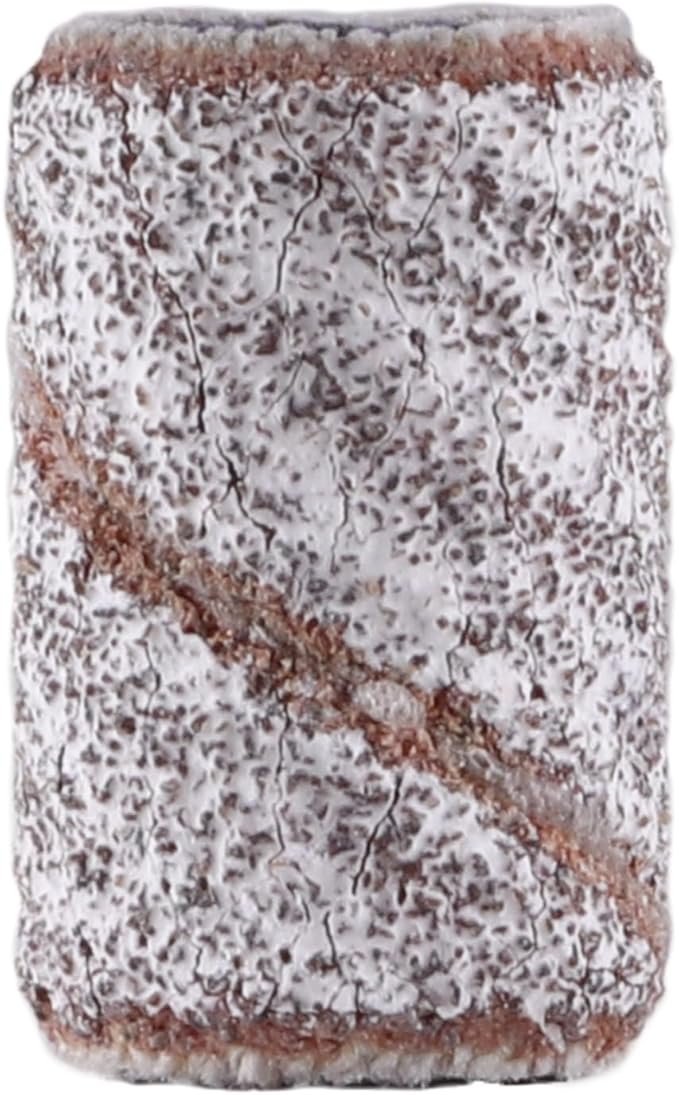 PANA 100 Pieces Large Nail Sanding Bands Professional Nail Manicure Great Fit for Nail Drill Bits for Acrylic Nails (100 Grit, Zebra)