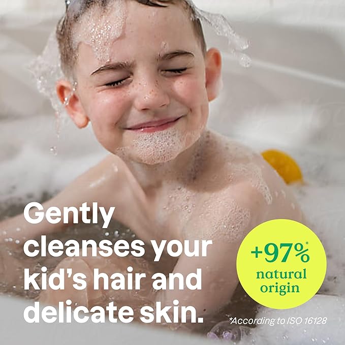 ATTITUDE Shampoo and Body Wash for Kids, EWG Verified Hair and Body Cleanser, Dermatologically Tested Soap, Plant and Mineral Based Bath Products, Vegan, Bulk Refill, Watermelon and Coco, 67.6 Fl Oz