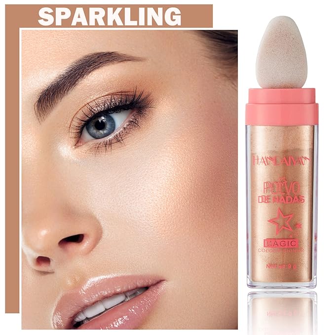 Polvo De Hadas Body Shimmer Glitter Highlighter Powder