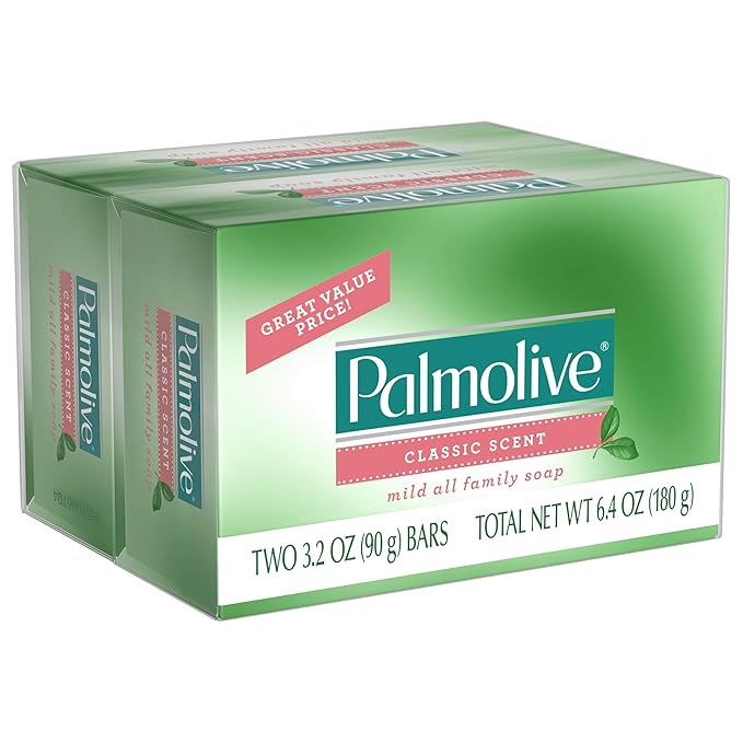 Palmolive Bar Soap for Body and Hands, Bulk Size, Mild Classic Scent - 2 Count (pack of 36)
