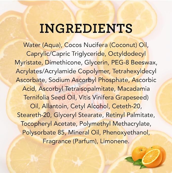 NATURE WELL Clinical Vitamin C Brightening Moisture Cream for Face & Body, Anti-Aging Skincare, Firming, Nourishing Hydration, Reduces Discoloration, Improves Overall Tone & Texture, 10 Oz