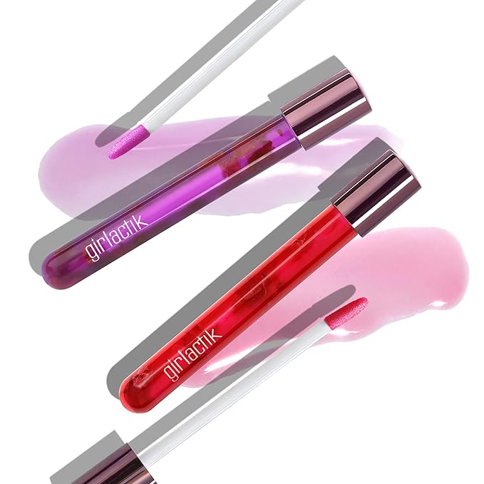 Girlactik Rose Oil Tinte Petal Gloss, 0.17 OZ (Wisteria)