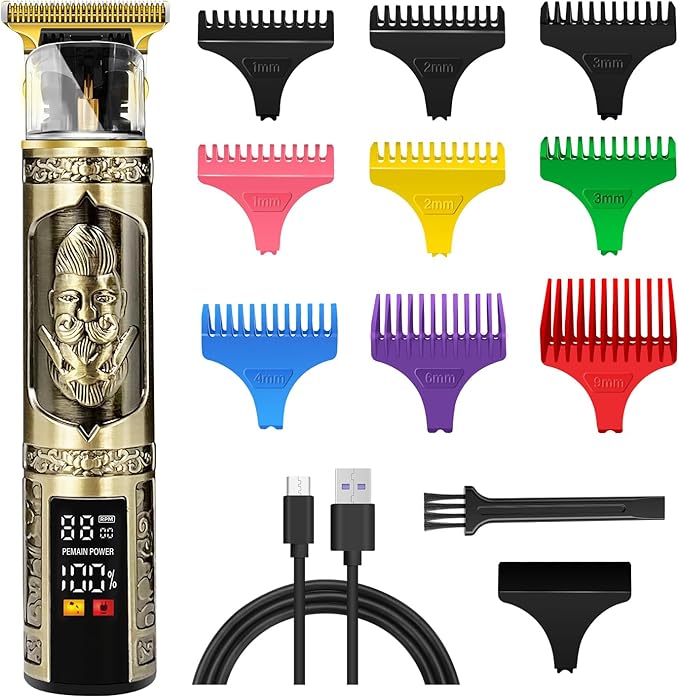 Professional Hair Clippers with LCD