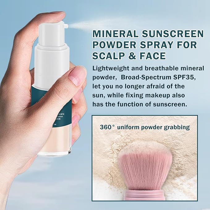 Mineral Sunscreen Powder for Face Spf Powder Sunscreen