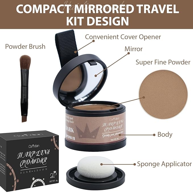 2 Pack Hairline Powder for