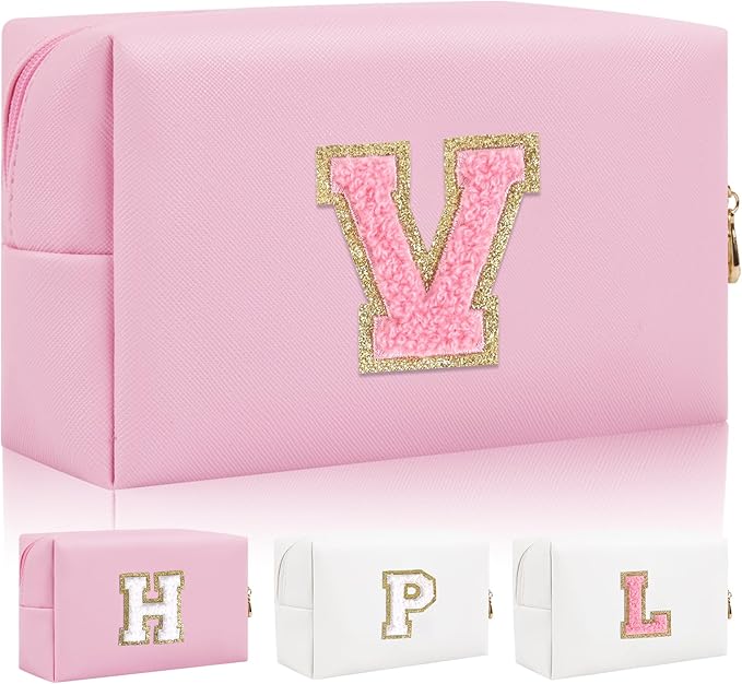 Personalized initial letter patch makeup