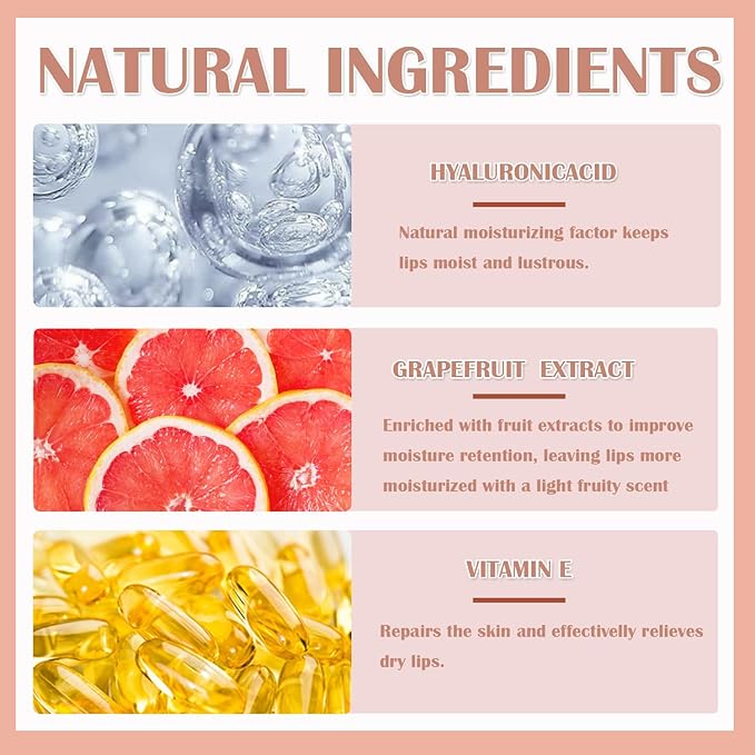 10 Colors Liquid Tint Stain,Korean Natural Moisturizing Lip