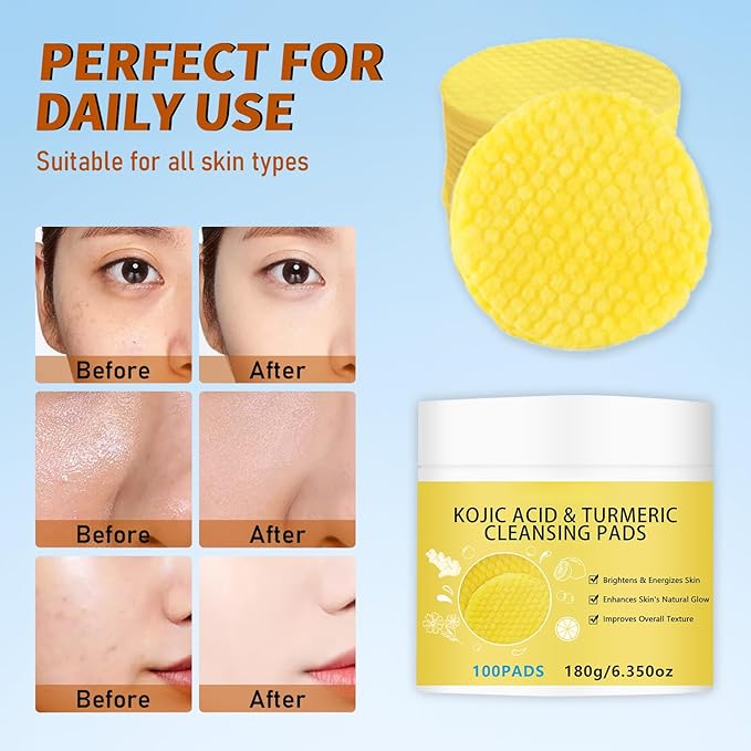 100pcs turmeric cleansing pads,turmeric and