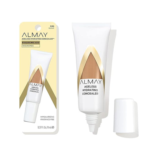 Almay Anti-Aging Concealer, Face Makeup with Hyaluronic Acid, Fl Oz
