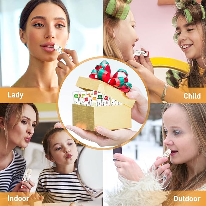 DMSKY 108 Pack Lip Balm, Natural