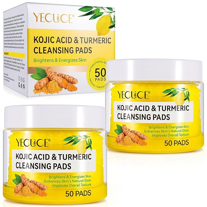 Turmeric kojic acid cleansing pads