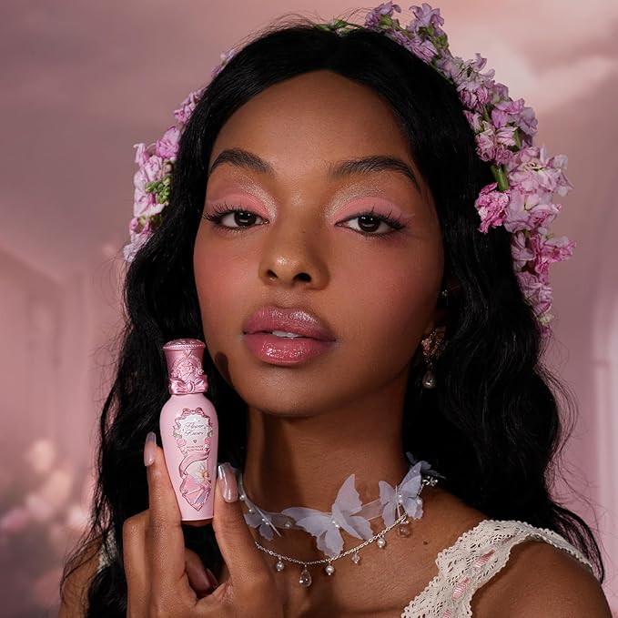 Flower Knows Midsummer Fairytales Lip Gloss-Glowy Moisturizing Coating Lip Lacquer-Hydrating Tinted Lip Oil for Girls&Women-Vegan & Cruelty Free-0.17Fl Oz(G06 Bluebell)