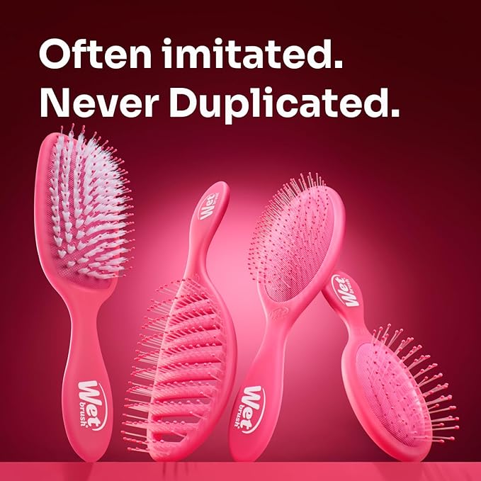 Wet Brush Speed Dry Hair Brush, Pink Drink (Summer Quencher) - Vented Design & Soft HeatFlex Bristles Are Blow Dry Safe - Ergonomic Handle Manages Tangles - Pain-Free Hair Accessories