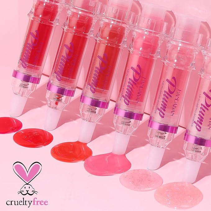 Erinde Lip Plumper Gloss, Natural Spicy Lip Plumping Booster Lip Plumping Oil, Ultra-Hydrating & Nourishing Plump Lip Plumper, Glossy Finish Fuller Lip Plumping Lip Gloss for Women Girls, 05#