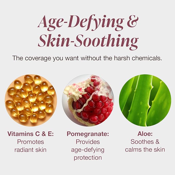 Mineral Fusion Pressed Powder Foundation, Warm 4 - Med/Tan Skin w/Yellowish Undertones, Age Defying Foundation Makeup with Matte Finish, Talc Free Face Powder, Hypoallergenic, Cruelty-Free, 0.32 Oz