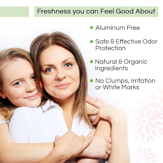 Good for You Girls Aluminum-Free, Natural & Vegan Deodorant for Kids, Preteens, Teens, Safe & Effective Odor Protection, Clear Roll-On, Natural Fragrance | Fresh Honeydew, 3 oz (Pack of 2)