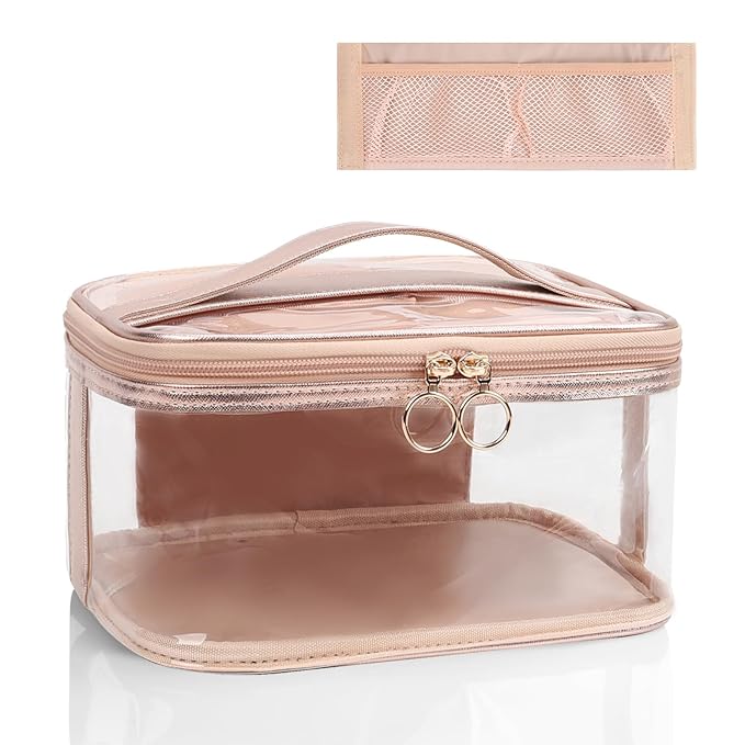 Ocheal clear makeup bags,portable cosmetic