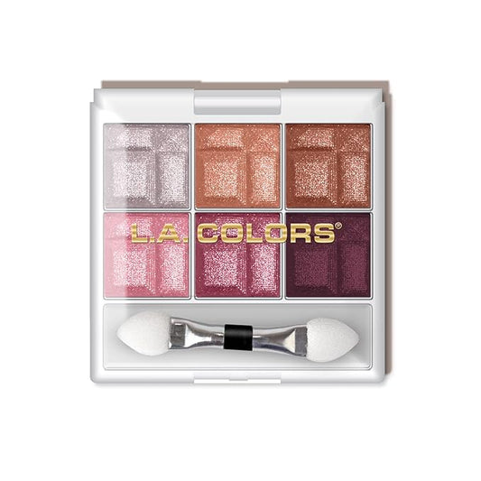L.A. COLORS 6 Color Eyeshadow, Delicate CES463