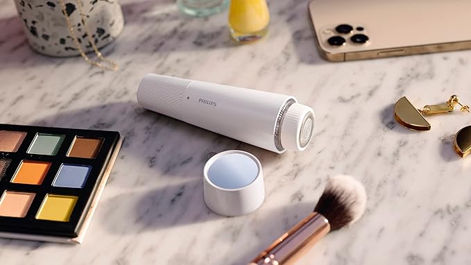 Philips Beauty Lady Electric Shaver Series 8000 with Electric Facial Hair Remover, Cordless, BRL166/91