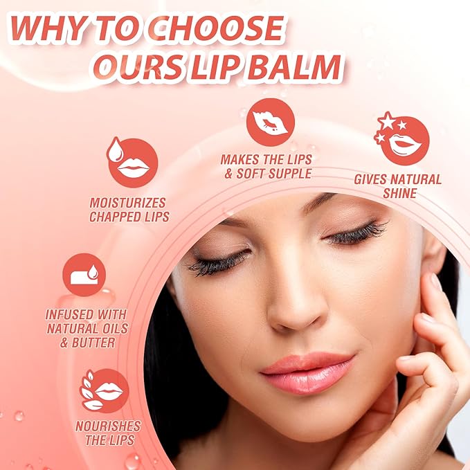 2Pack Big Brush Head Hydrating Lip Glow Oil Plumping Lip Tint, Hydrating Lip Gloss Tinted Lip Balm Transparent Lip Care, Long Lasting Nourishing Non-sticky Fresh Texture (Strawberry + Raspberry)