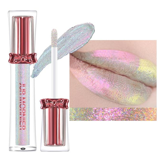Super Stay Lip Gloss,Multichrome Colorstay Overtime Lipcolor,Highly Pigmented Instant Glitter Liquid Lip Makeup,0.12 Fl Oz (01, 3.5ml)