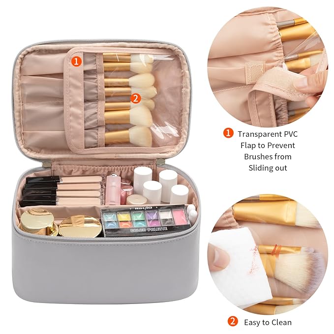 Ocheal makeup bag, portable cosmetic
