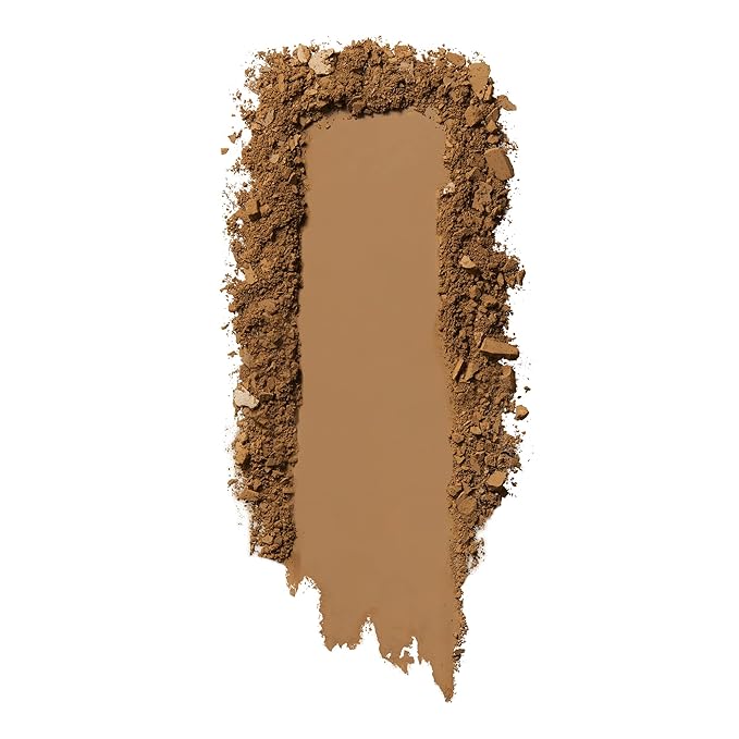 e.l.f. Camo Powder Foundation, Lightweight, Primer-Infused Buildable & Long-Lasting Medium-to-Full Coverage Foundation, Medium 355 W