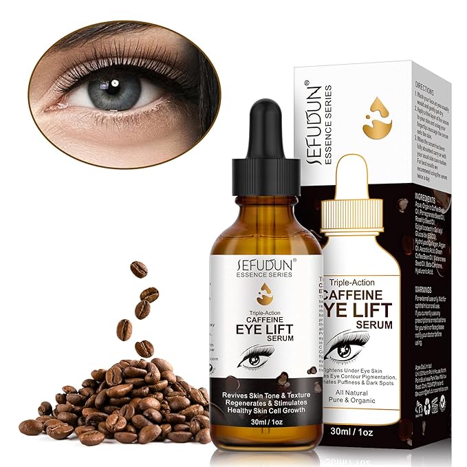Caffeine eye serum, eye serum