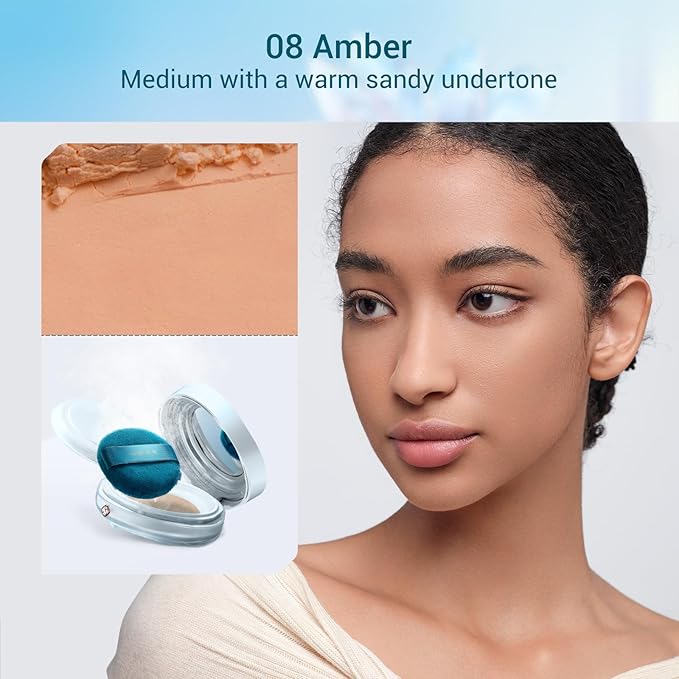 FLORASIS Breathable Loose Setting Powder, Flawless Jade Lightweight