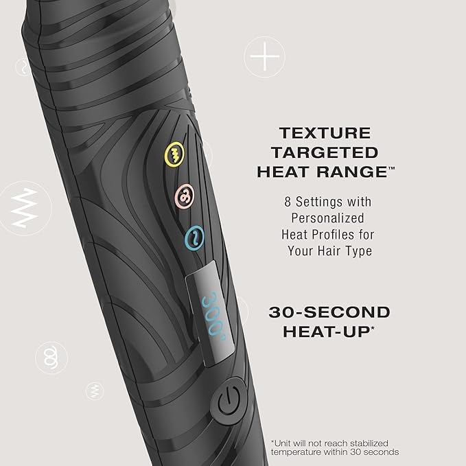 Conair The Curl Collective 3-in-1 Ceramic Curling Wand, 3 Interchangeable Barrels Designed to Create a Specific Curl Pattern - 1/2" Super Slim, 1", and 1 1/4" to 1" Tapered