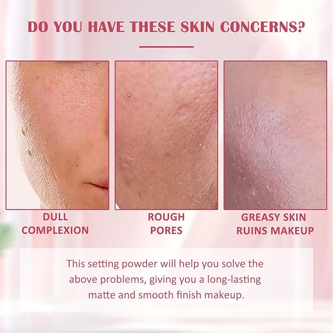 Oil Control Pressed Setting Powder, Matte Soft Jelly