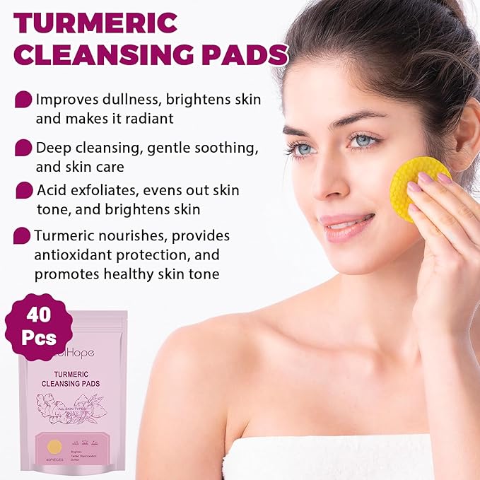 Neusly pads, turmeric cleansing pads,
