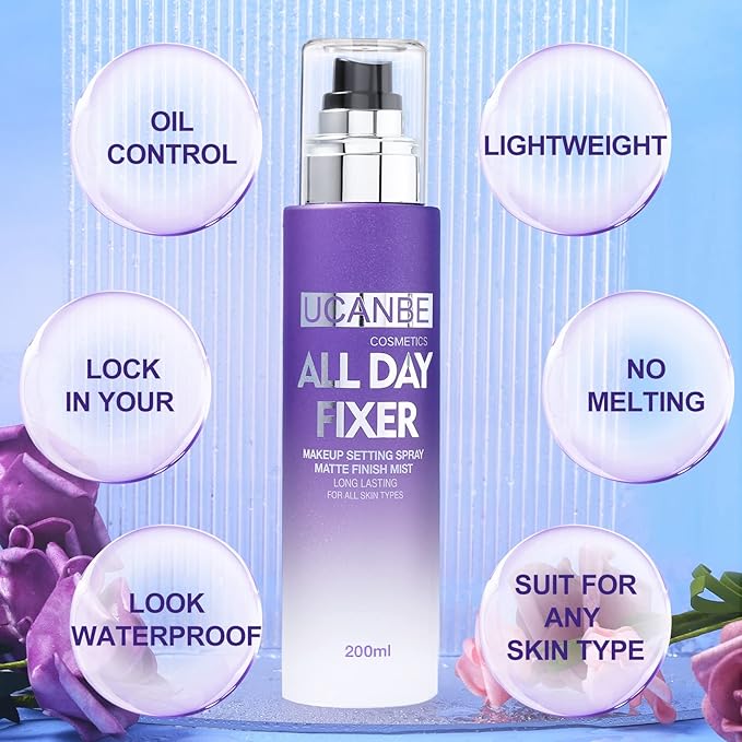 UCANBE Makeup Setting Spray - 2PC Set Matte