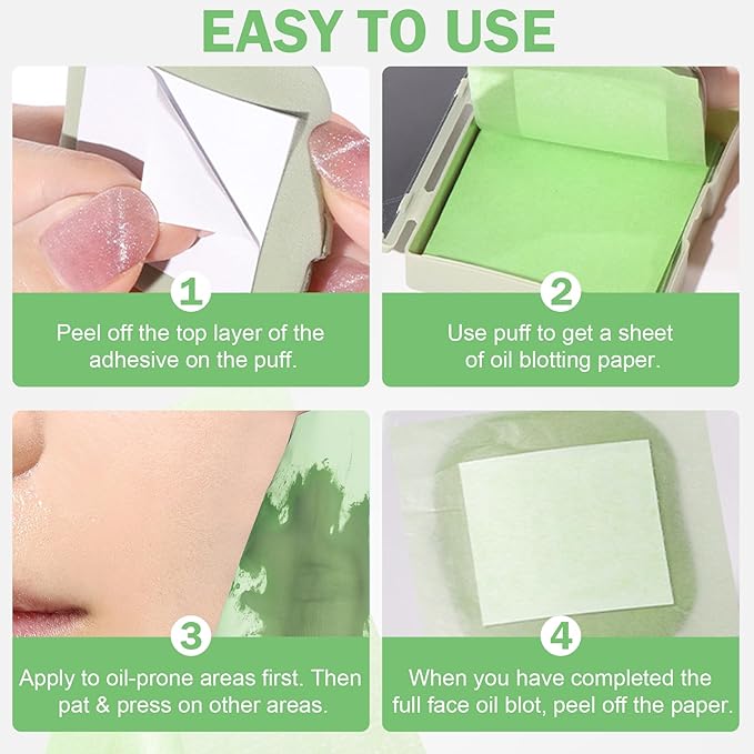 Oil Blotting Sheets for Face Blotting Paper for (200 Sheets)