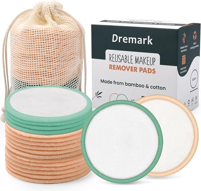 Reusable makeup remover pads -
