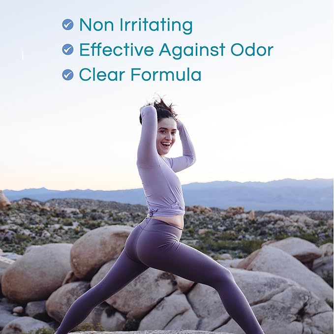 Good for You Girls Aluminum-Free, Natural & Vegan Deodorant for Kids, Preteens, Teens, Safe & Effective Odor Protection, Clear Roll-On, Natural Fragrance | Soft Powder, 3 oz (Pack of 2)