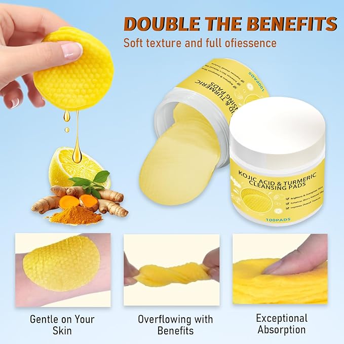 100pcs turmeric cleansing pads,turmeric and