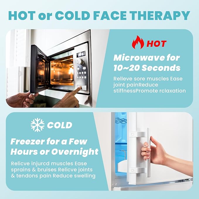 Ice face eye mask for