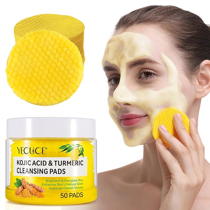 Turmeric kojic acid cleansing pads