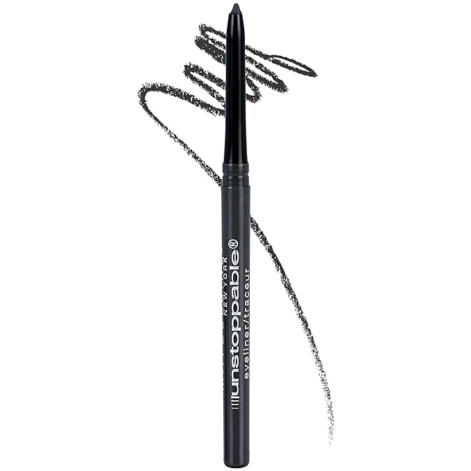 Maybelline Unstoppable Waterproof Mechanical Grey Eyeliner Pencil, Easy to Apply, Smooth Glide, Up to 24 Hour Wear, Pewter