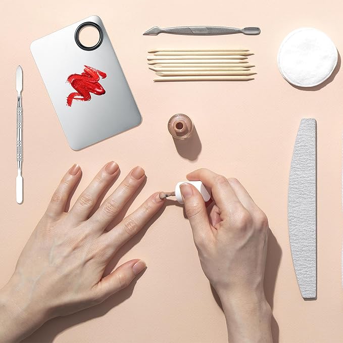 10-in-1 Makeup Spatula and Powder Puff Set