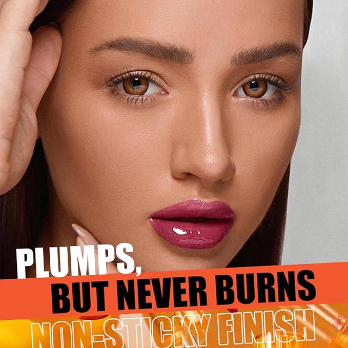 Duck Hydrating Fat Lip Oil, Plumper Gloss - primer, plumping, clear, high pigment, non-sticky - make lips fuller (04)