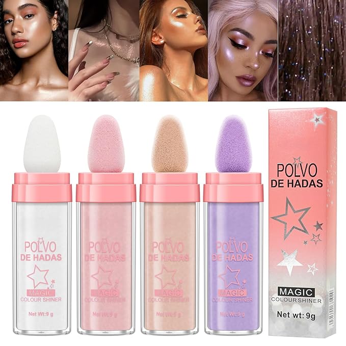 Polvo De Hadas Fairy Dust Highlight Patting Powder Fairy pink)