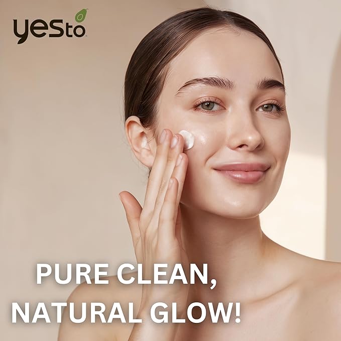 Yes To Avocado Fragrance Free Daily Cream Cleanser, Hydrating Face Wash That Removes Makeup & Impurities Leaving Skin Moisturized With Hyaluronic Acid & Glycerin, Natural Vegan & Cruelty Free, 4 Fl Oz