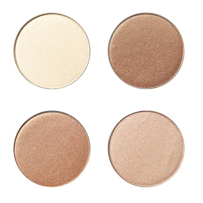 Highlighter Palette，Highlighter Makeup Palette, Glow Bronzer Highlighter Powder makeup palette