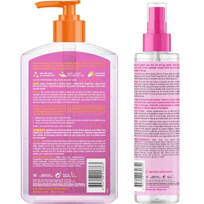 b.tan Clear Self Tan Gel & Tanning