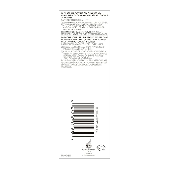 Covergirl Outlast All-Day Lip Color With Topcoat, Natural Blush