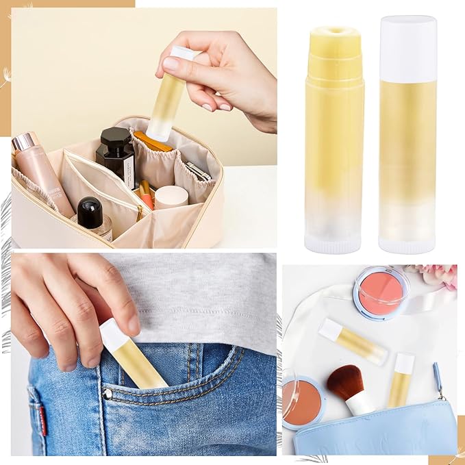 100 Pcs 5.5ml Bulk Empty Lip (clear)