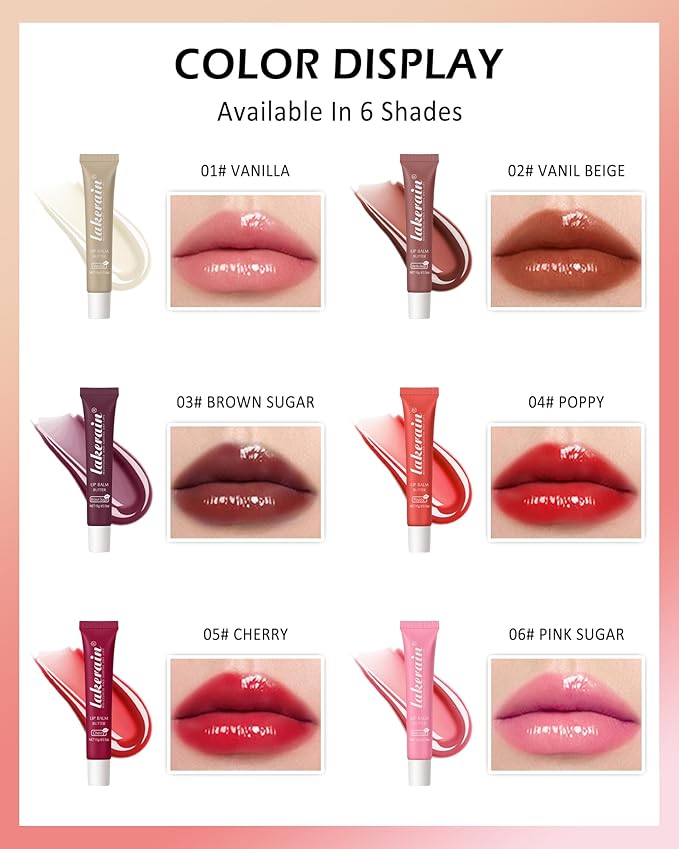 Lip Butter Balm Chrrey, Hydrating Tinted Gift