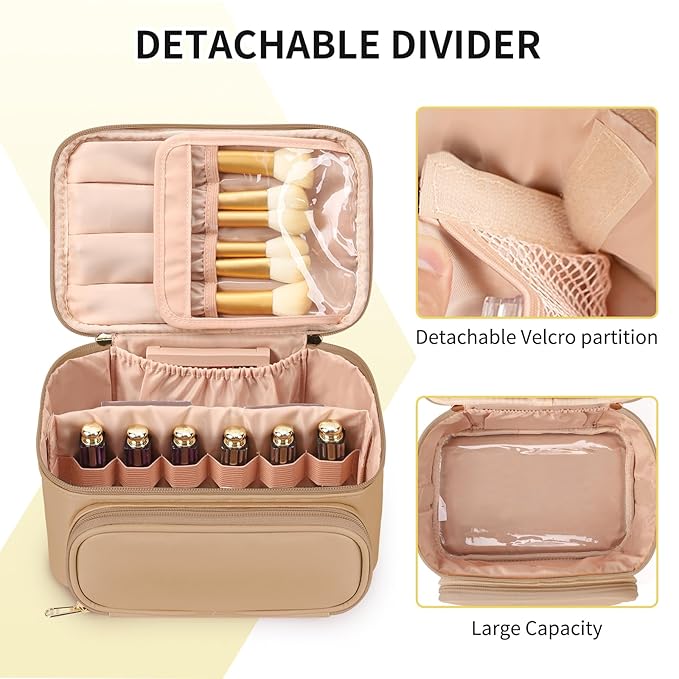 Ocheal makeup bag, multifunctional make